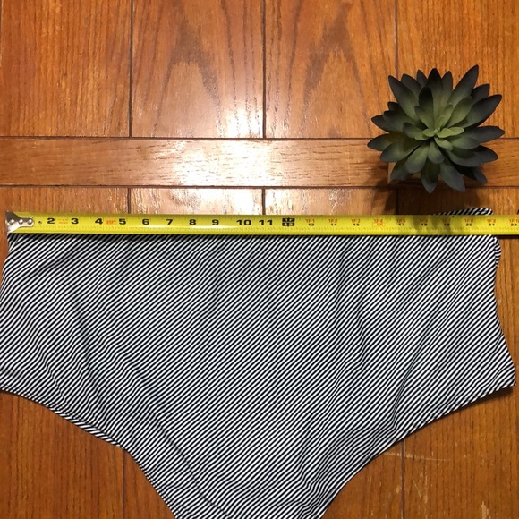 Plus swim bottoms — navy and white stripes - Picture 5 of 6